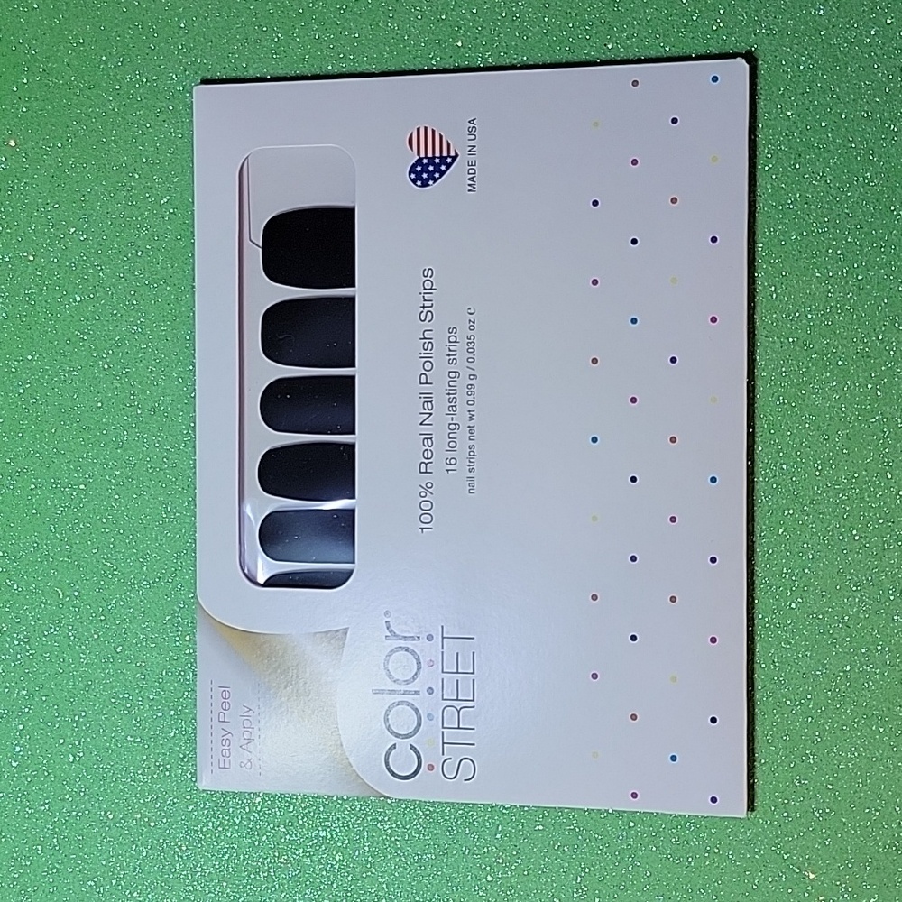Color Street Real Nail Polish Strips Midnight in Manhattan
